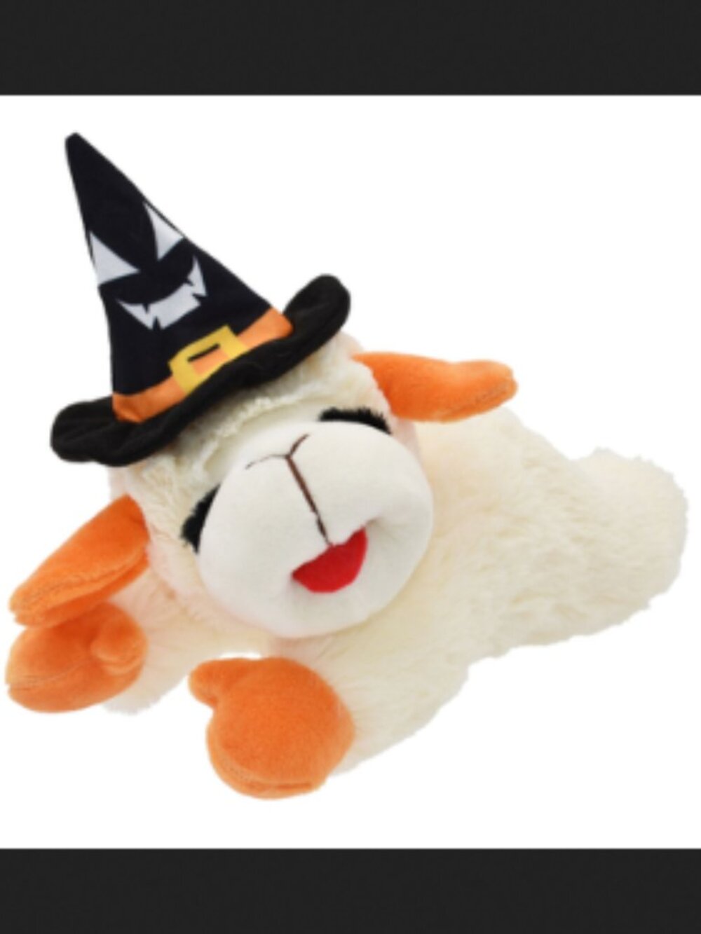 NWT ~ Multipet Limited Edition Halloween Medium-Sized Lamb Chop Plush Pet Toy